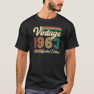 60 Years Old Vintage 1963 60th Birthday 50 T-Shirt