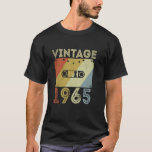 60 Years Old Vintage 1965 Retro 60th Birthday Cass T-Shirt<br><div class="desc">60 Years Old Vintage 1965 Retro 60th Birthday Cassette Tape</div>