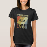 60 Years Old Vintage 1965 Retro 60th Birthday Cass T-Shirt<br><div class="desc">60 Years Old Vintage 1965 Retro 60th Birthday Cassette Tape</div>