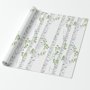 60lb Wrapping Paper Roll Deer Doe Buck Woodland Hu