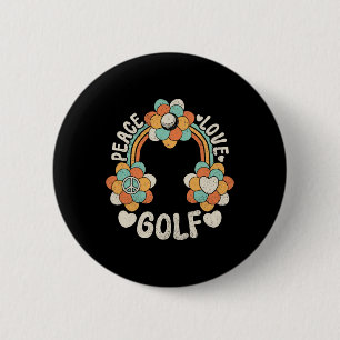 60s 70s Groovy Rainbow Outfit Hippie Lover Peace L 6 Cm Round Badge