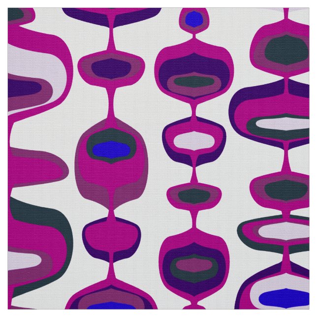 60s 70s mod retro fabric pattern (Swatch)