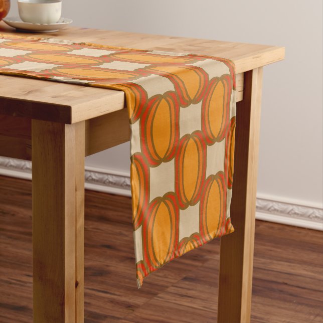 60s 70s mod vintage table runner (In Situ)
