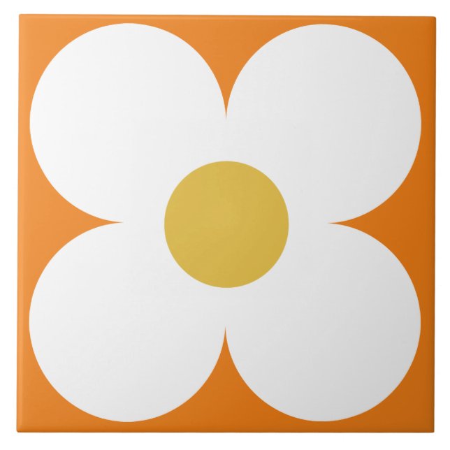 60s 70s retro flower tile (Front)