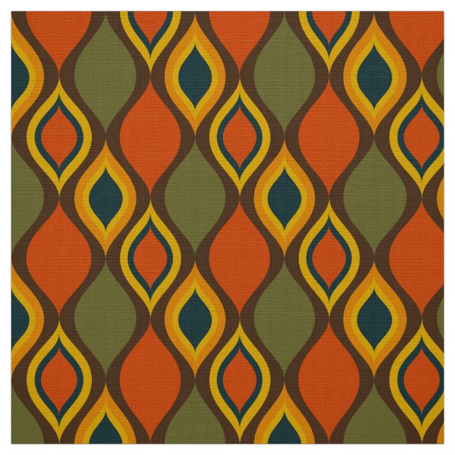 60s 70s retro mod fabric (Swatch)
