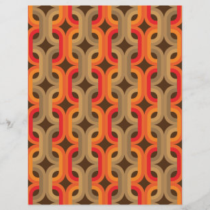 60s 70s retro mod paper print