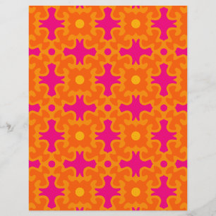 60s 70s retro mod paper print