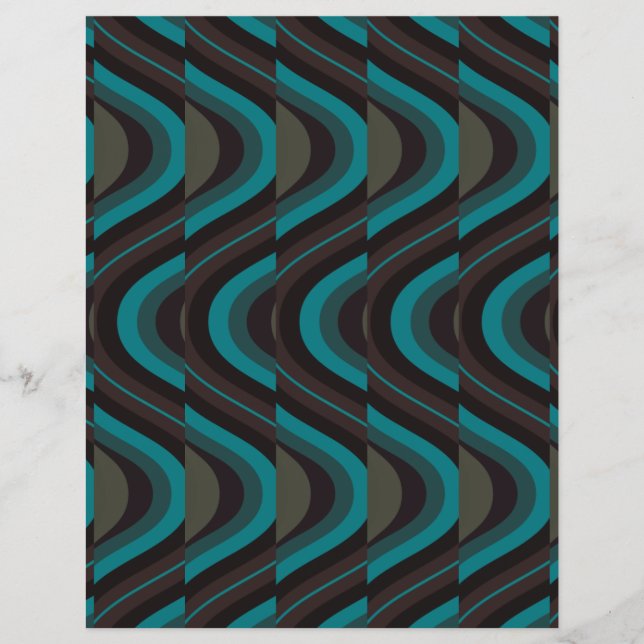 60s 70s retro mod paper print (Front)
