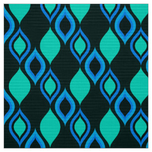 60s 70s retro pattern mod fabric