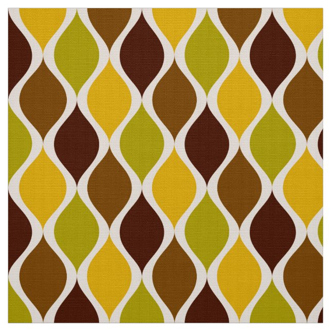 60s 70s simple retro palette fabric (Swatch)