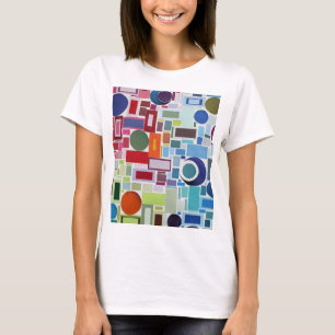 60's Disco Retro Colour Chart Collage T-Shirt