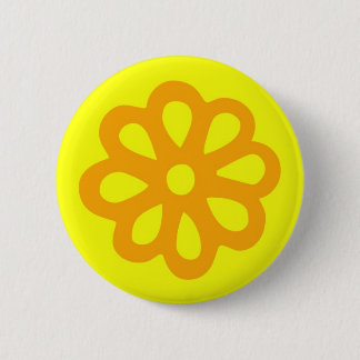 60's flower button