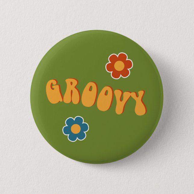 60's Groovy Badge (Front)