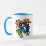 60's Marvel Avengers Graphic Mug<br><div class="desc">Check out these classic characters from the 60's Avengers lineup: Thor,  Iron Man,  Vision,  and Black Panther!</div>