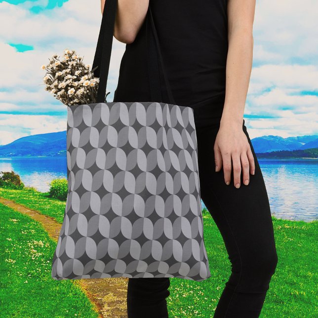 60s Mono Patterned Large Shoulder Bag (Creator Uploaded)