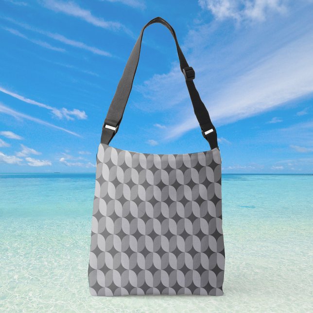 60s Mono Patterned Medium Crossbody Bag (Creator Uploaded)
