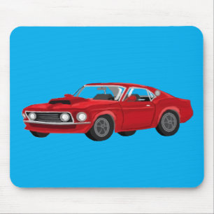 60's muscle car mouse pad