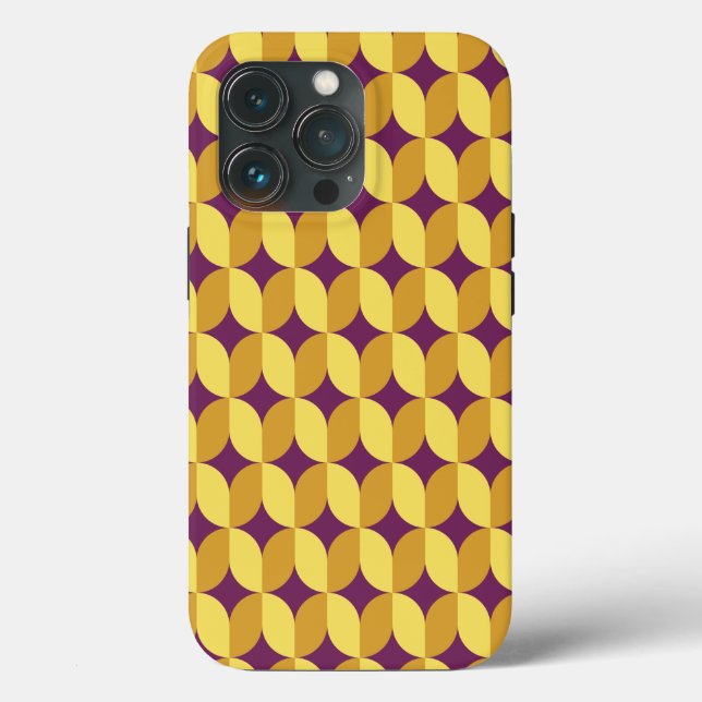 60s Retro Patterned Case-Mate iPhone Case (Back)