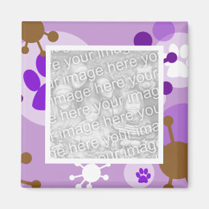 60's Retro Pet Photo Magnets