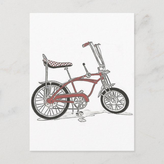 60's Schwinn Stingray Apple Krate Muscle Bike Postcard (Front)