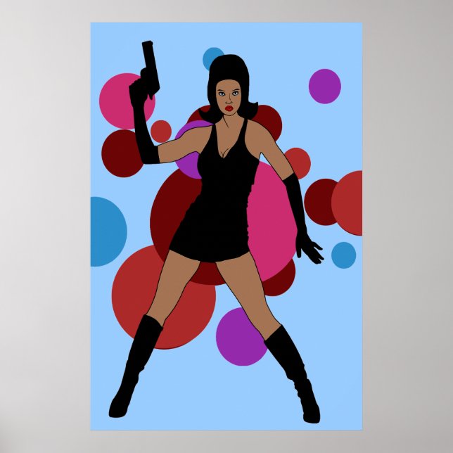 60s Spy Girl Poster (Front)