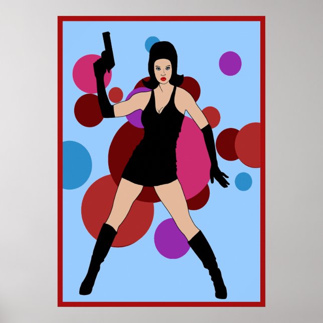 60s Spy Girl Poster (Front)