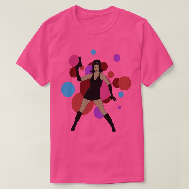 60s Spy Girl T-Shirt (Design Front)