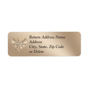 60th Address Labels with Your NAME and ADDRESS