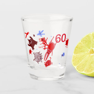 60th anniversary glass