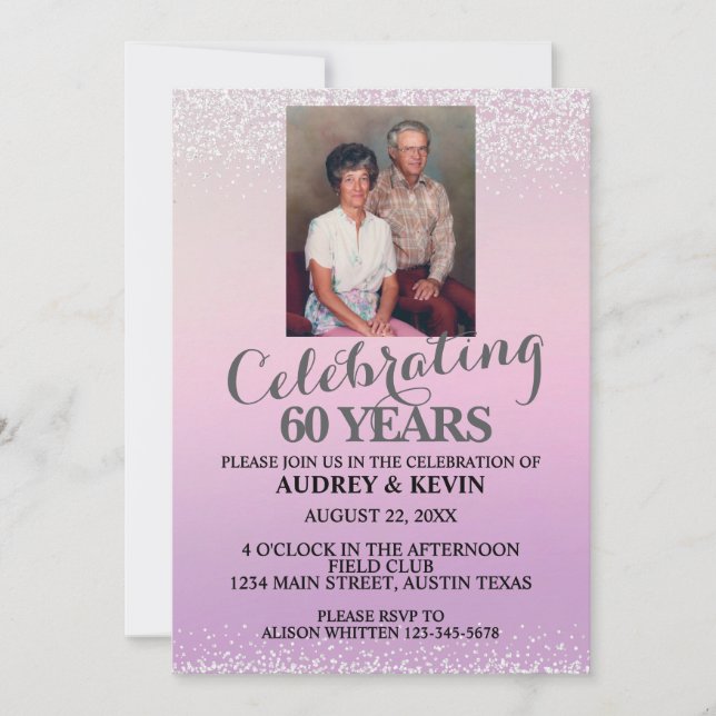 60th Anniversary Invitation (Front)