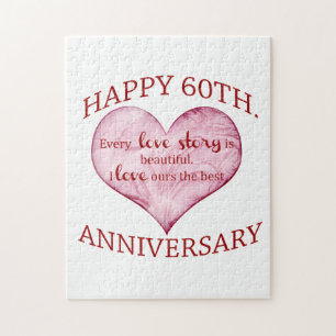 60th. Anniversary Jigsaw Puzzle