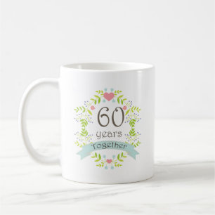 60th Anniversary Keepsake Beverage Coffee Mug
