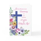 60th Anniversary, Nun, Religious Life Cross and Fl