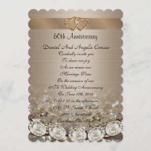 60th Anniversary Party Invitation