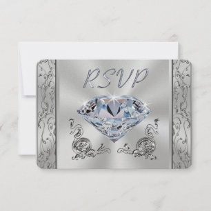 60th Anniversary Response Cards with Envelopes