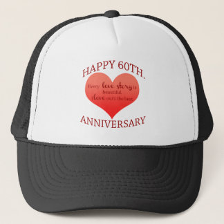 60th. Anniversary Trucker Hat