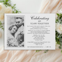 60th Anniversary Wedding Photo Christian Religious