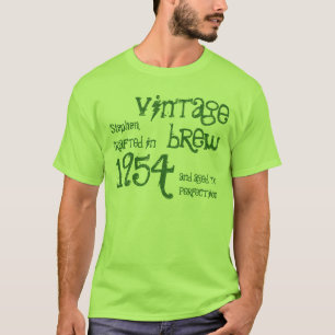 60th Birthday 1954 Vintage Brew Green v11 T-Shirt