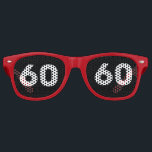 60TH BIRTHDAY 60 NOVELTY SUNGLASSES SHADES<br><div class="desc">60 FUNGLASSES!</div>