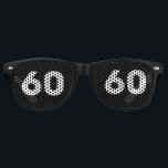 60TH BIRTHDAY 60 NOVELTY SUNGLASSES SHADES<br><div class="desc">60 FUNGLASSES!</div>