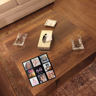 60th birthday 60 photo collage black woman jigsaw puzzle