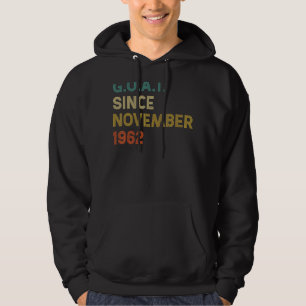 60th Birthday 60 Years Old Goat Since November 196 Hoodie
