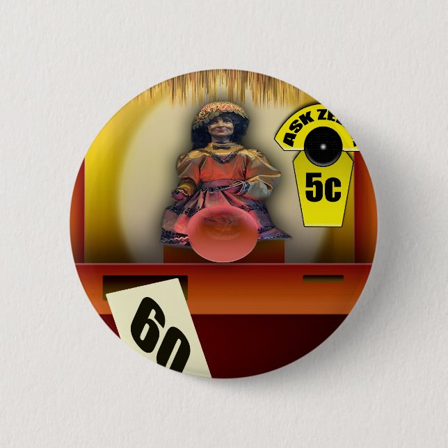 60th Birthday 6 Cm Round Badge (Front)