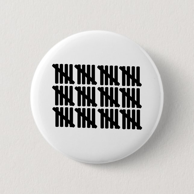 60th birthday 6 cm round badge (Front)