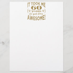 60th Birthday Awesome