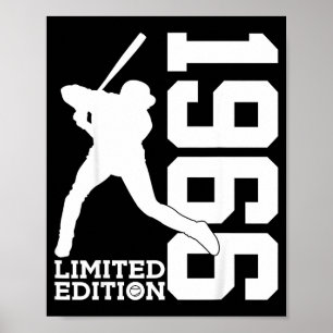 60th Birthday Baseball Limited Edition 1966 Poster