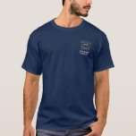 60th Birthday Born 1963 Monogram Legend Blue Gold T-Shirt<br><div class="desc">Fun any year "Original Quality Legendary Inspiration" T-shirt for that special birthday. Add the year and name as desired in the template fields creating a unique birthday celebration accessory. Team this up with the matching gifts,  party accessories,  and clothing available in our store www.zazzle.com/store/thecelebrationstore</div>