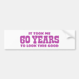 60th Birthday Bumper Sticker
