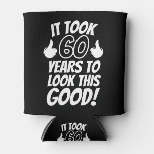 60th Birthday Can Cooler