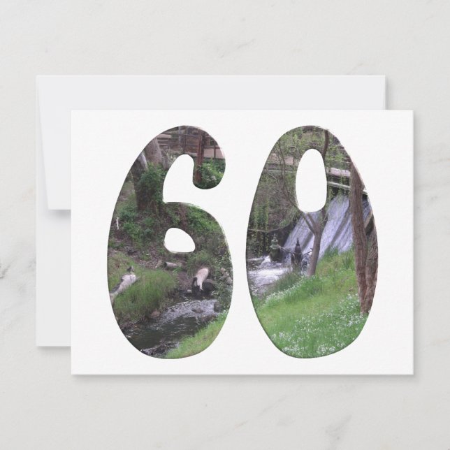 60th Birthday Card (Front)
